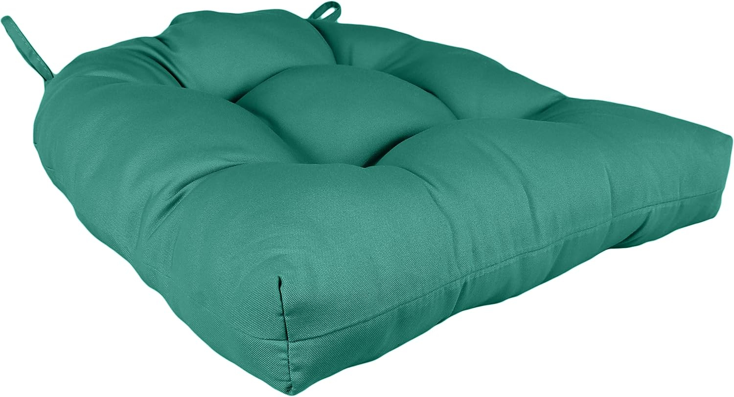 Teal Indoor / Outdoor Seat Cushion Patio D Cushion