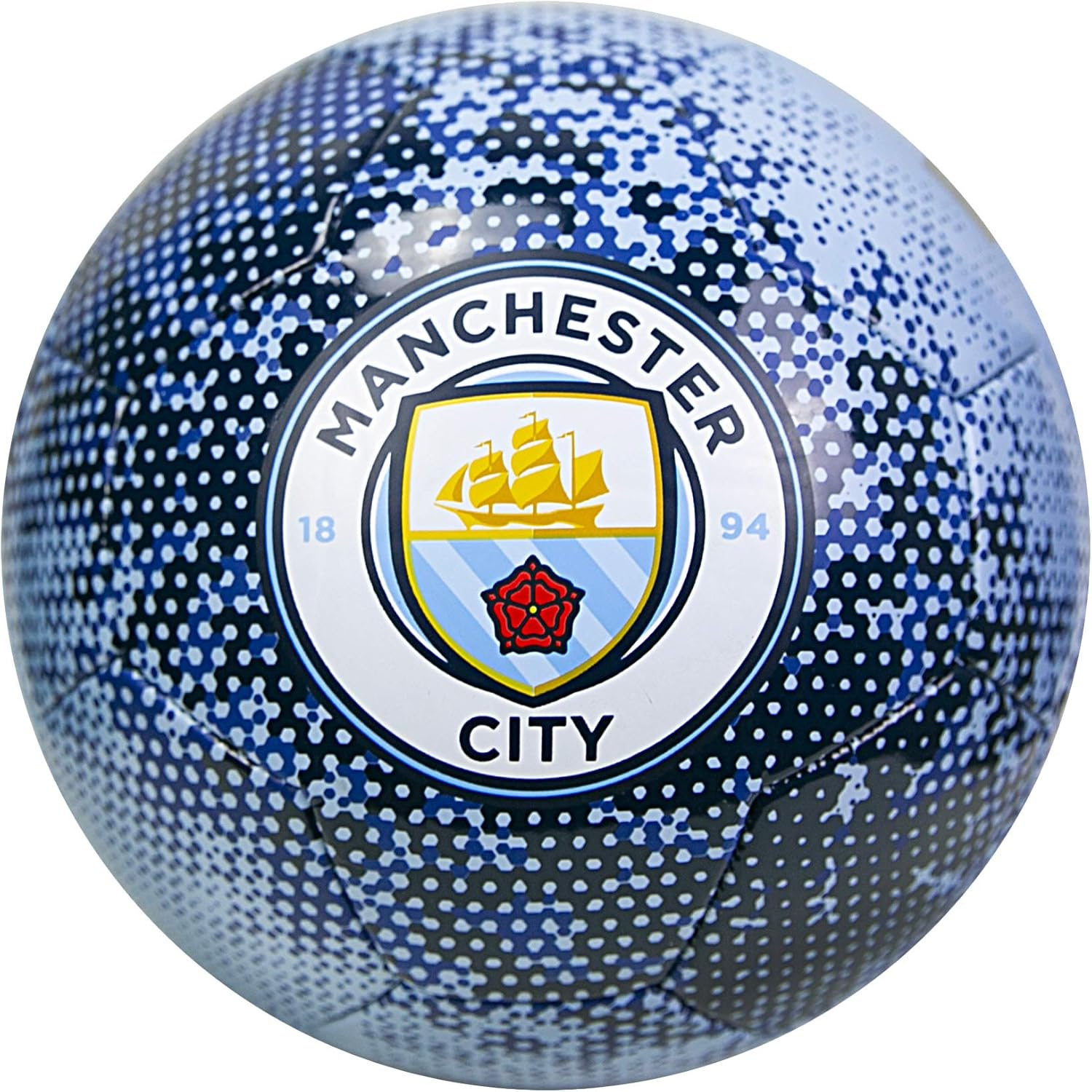 Icon Sports Manchester City Solarized Size 5 Soccer Ball
