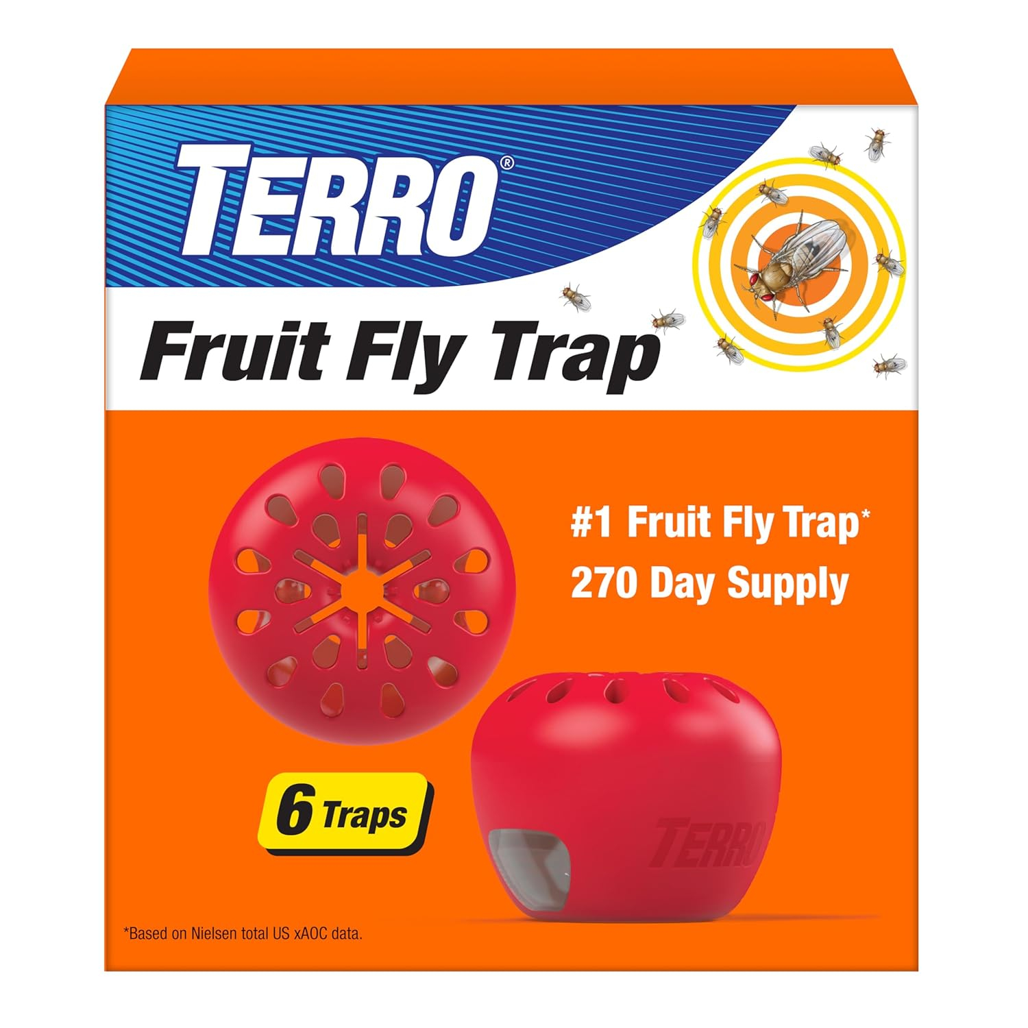 Terro Fruit Fly Trap, 6 Pack