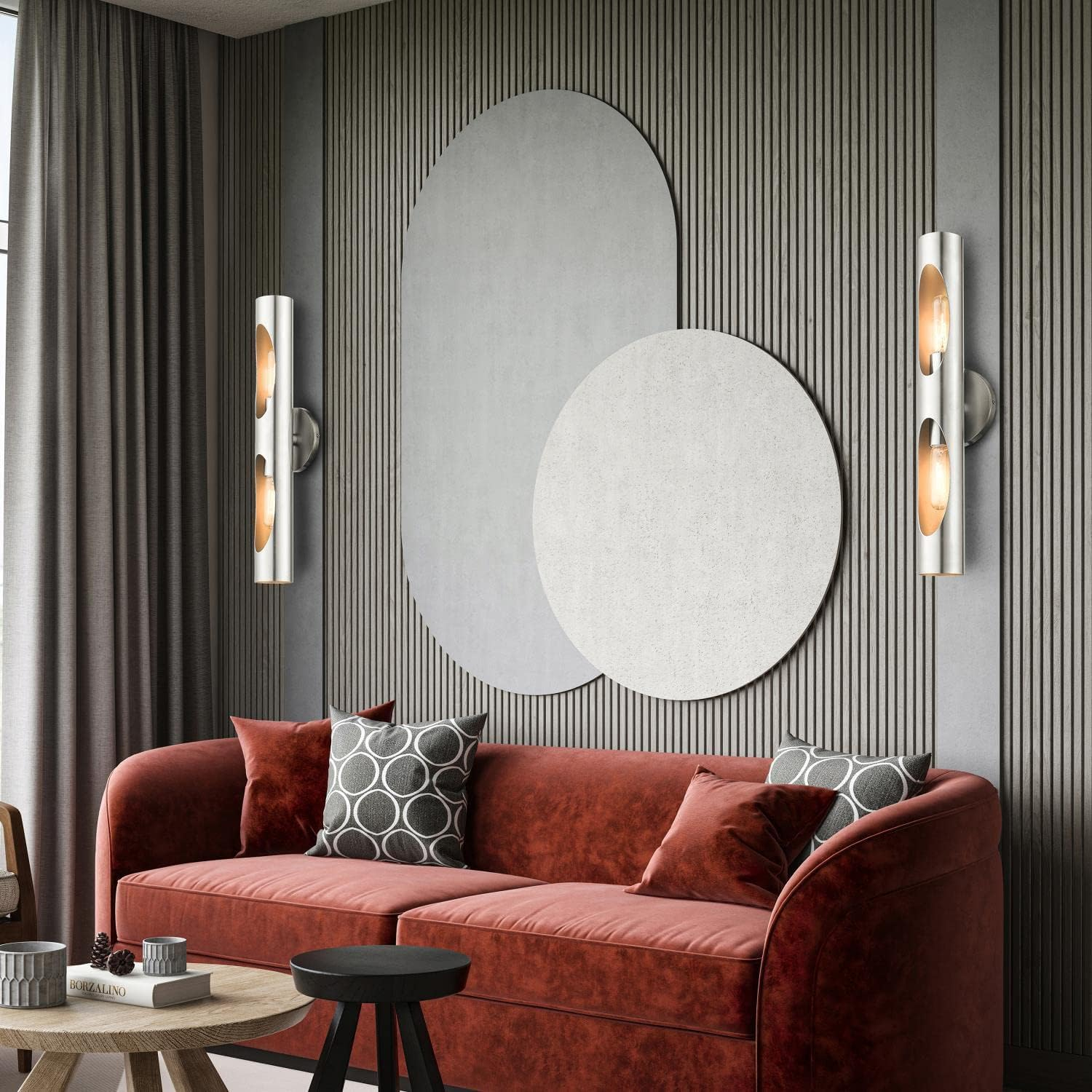Livex Lighting Novato 2 - Light Wall Light in  Brushed Nickel