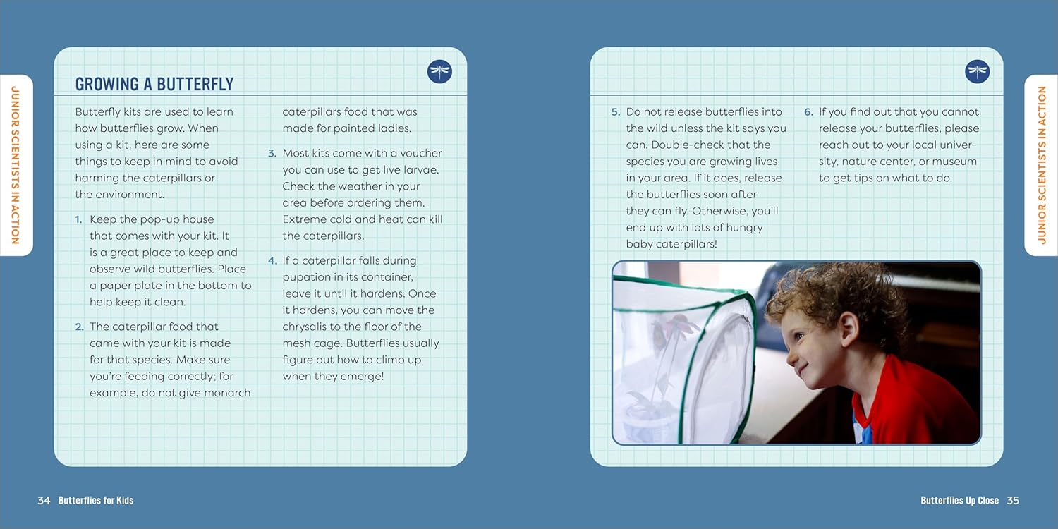 Butterflies for Kids - (Junior Scientists) by  Lauren Davidson (Paperback)