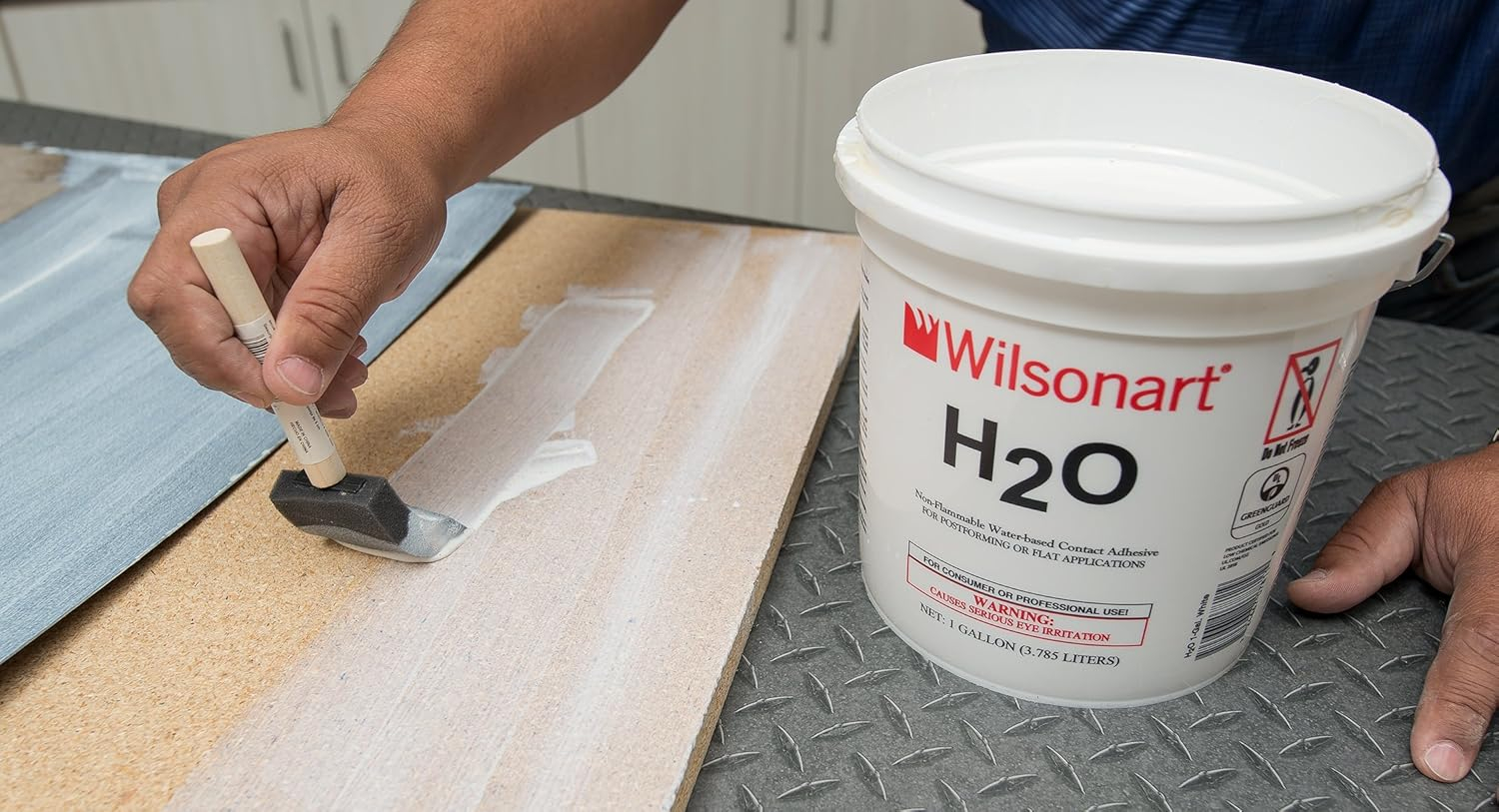 Wilsonart H2O Water-Based Low VOC Nonflammable Contact Adhesive (5 Gallon)