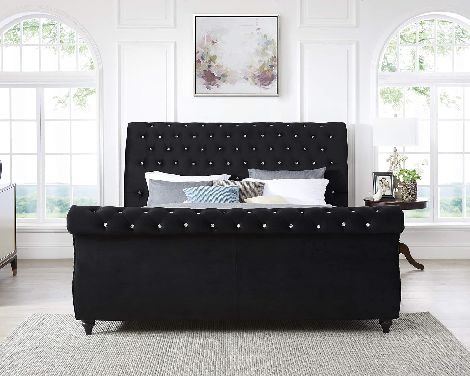Roundhill Furniture Evora Platform Bed