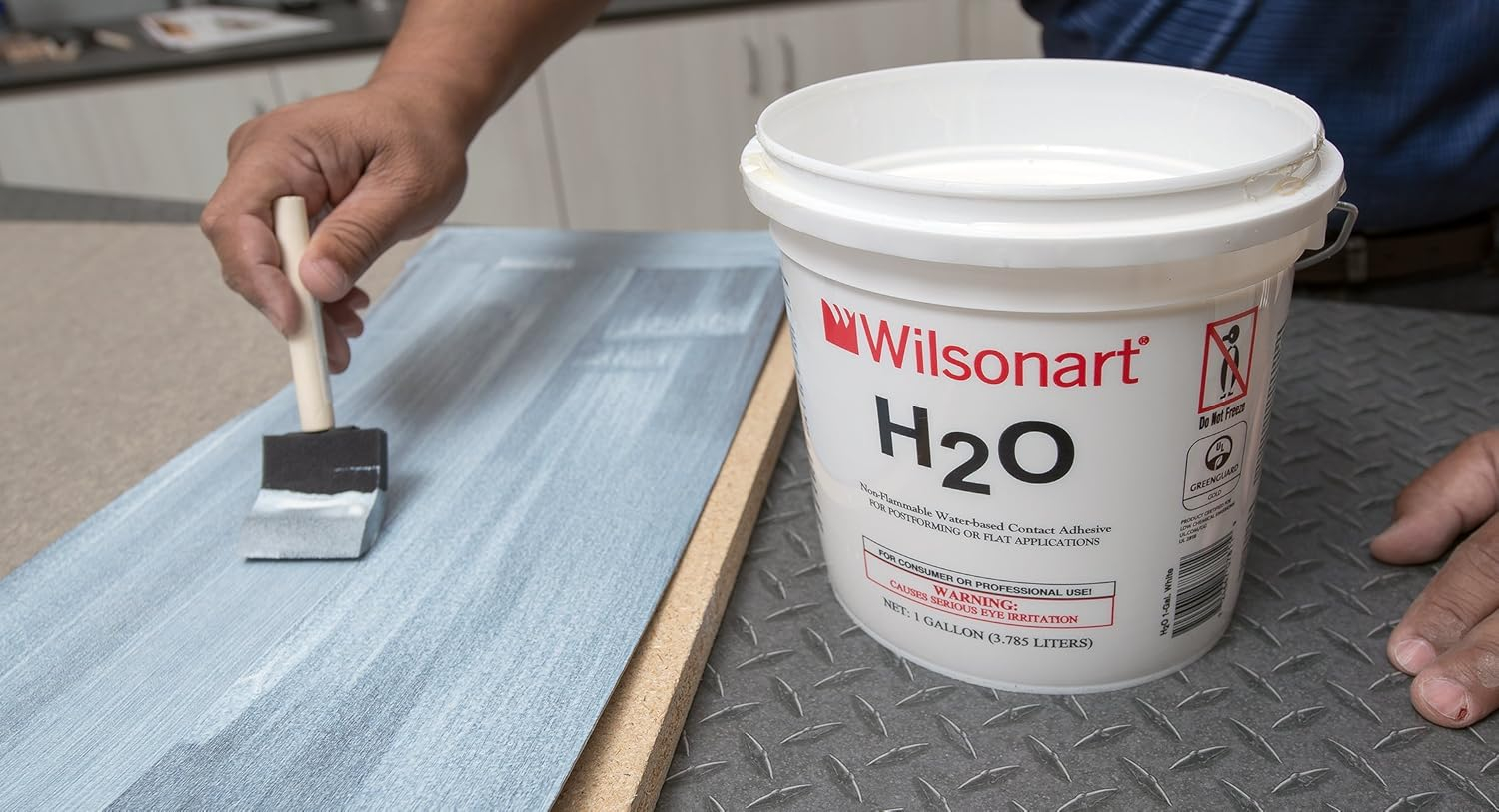 Wilsonart H2O Water-Based Low VOC Nonflammable Contact Adhesive (5 Gallon)