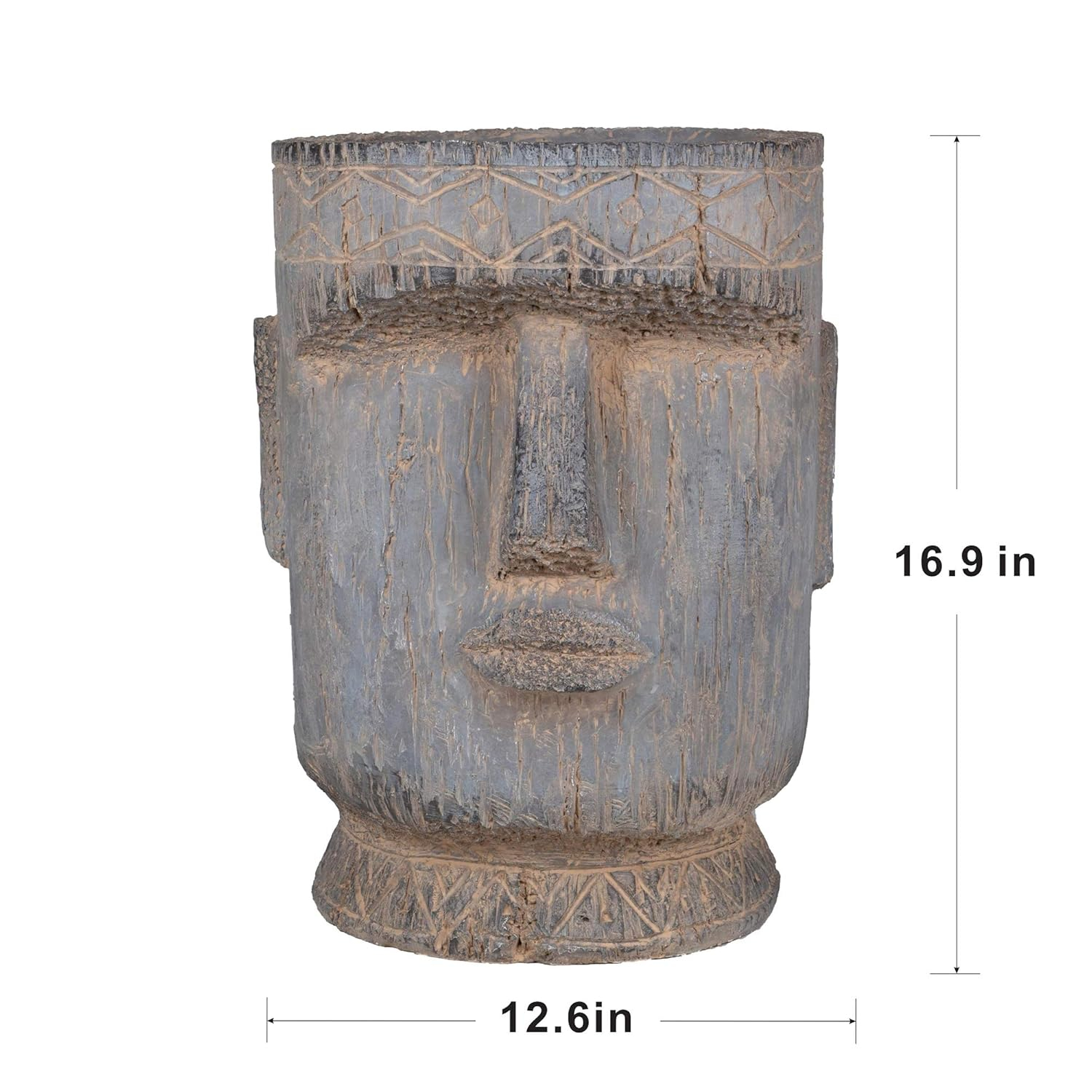 A and B Home A&B Home Rustic Stone Statue Planter