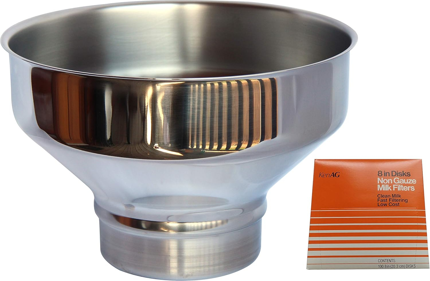 Medium Stainless Steel Strainer for Large Mouth Jars (Filter Combo)