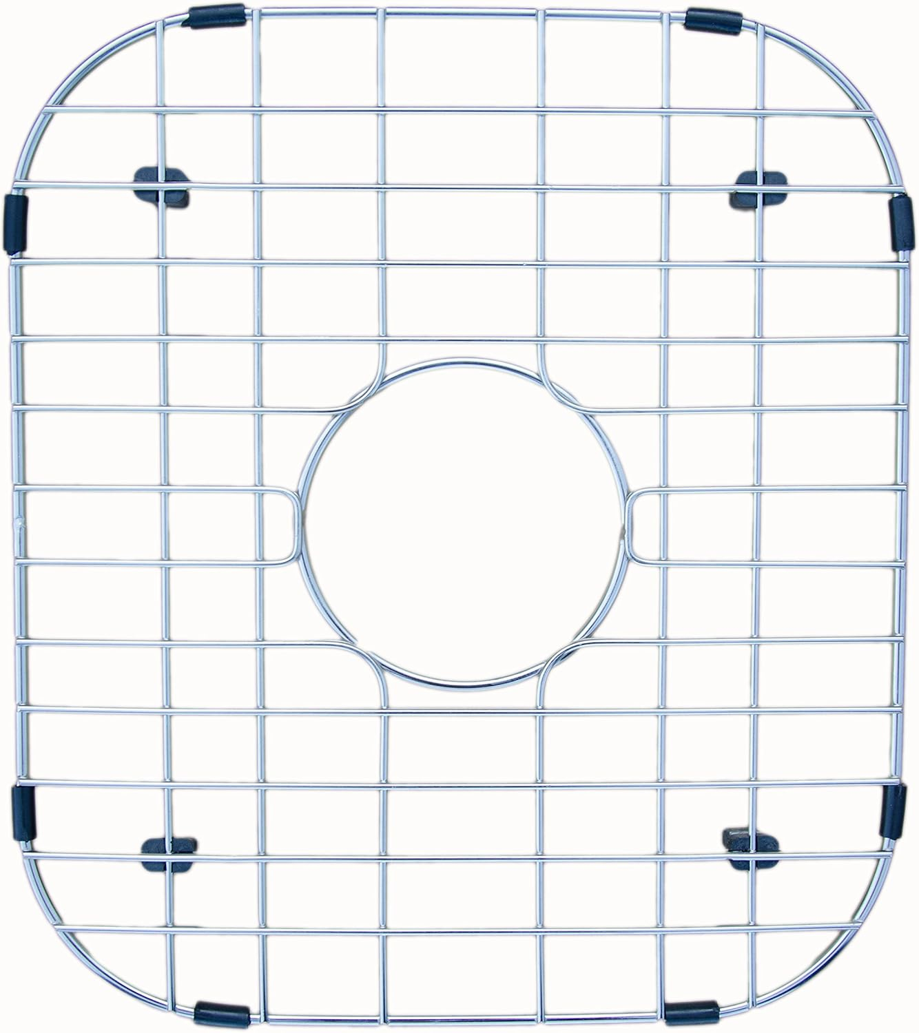 Stainless Steel Kitchen Sink Grid with Protective Vinyl Feet