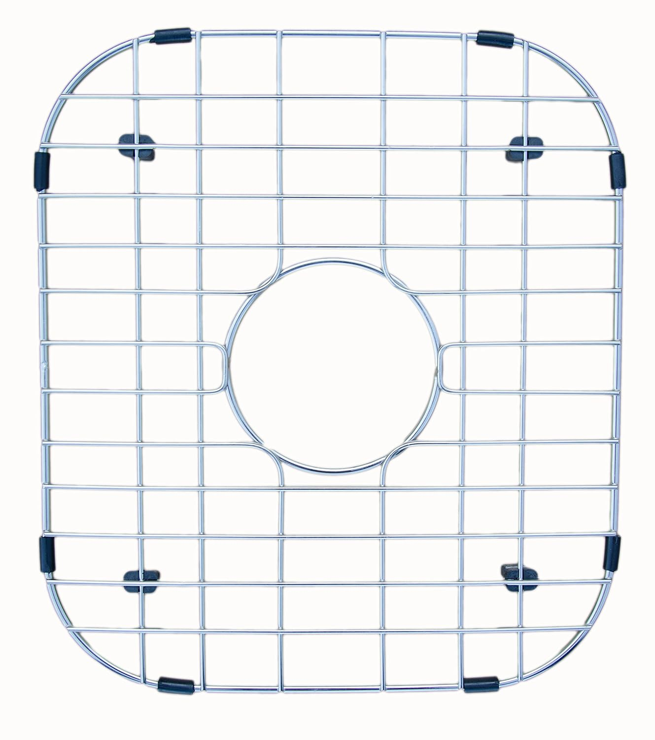 Stainless Steel Kitchen Sink Grid with Protective Vinyl Feet