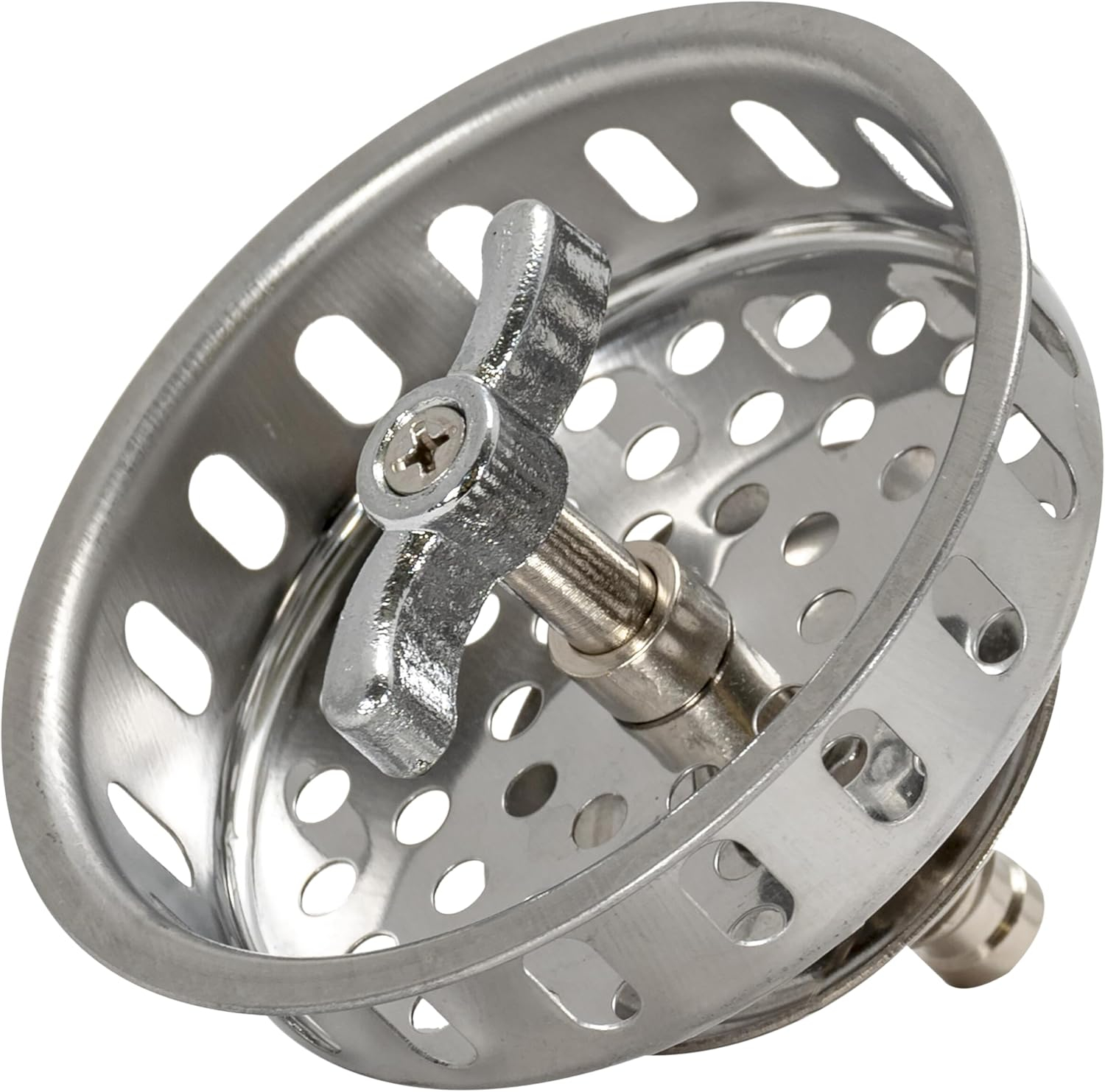 Replacement Stainless Steel Strainer Basket with Post