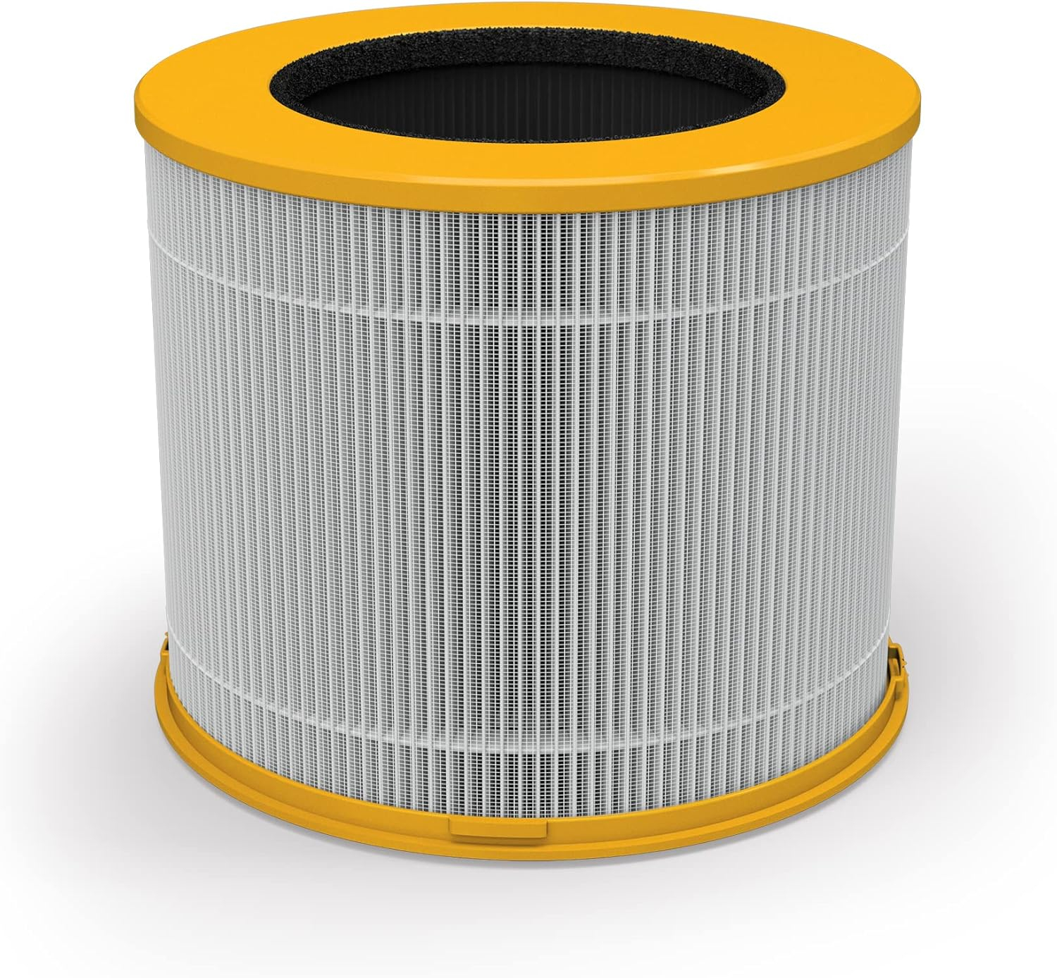 Compact White and Yellow HEPA Air Purifier Filter