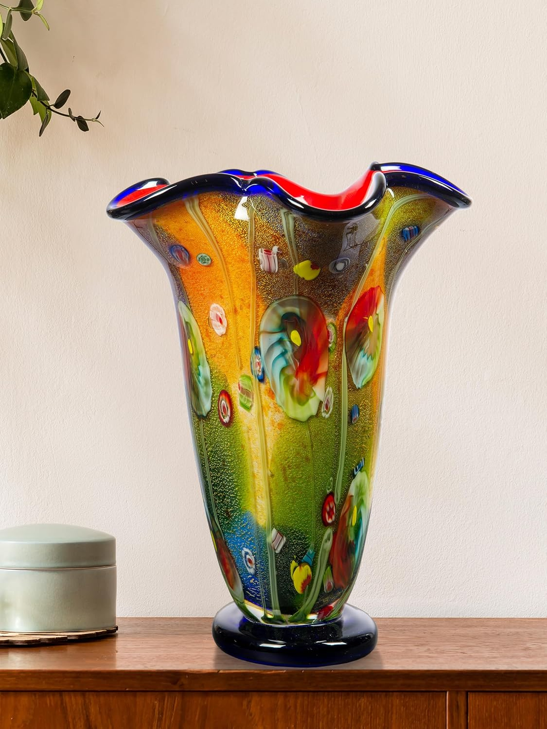 Dale Tiffany Coast Sand Favrile Vase