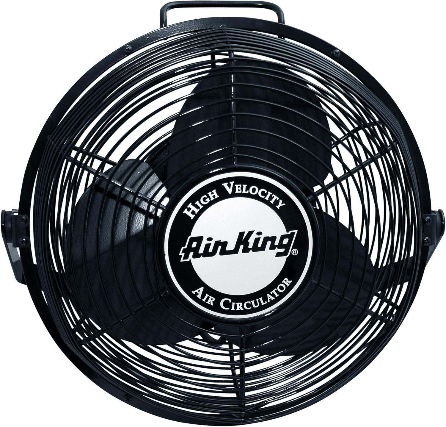 Air King 9312 Powder-Coated Steel Multi-Mount Wall Fan, Black