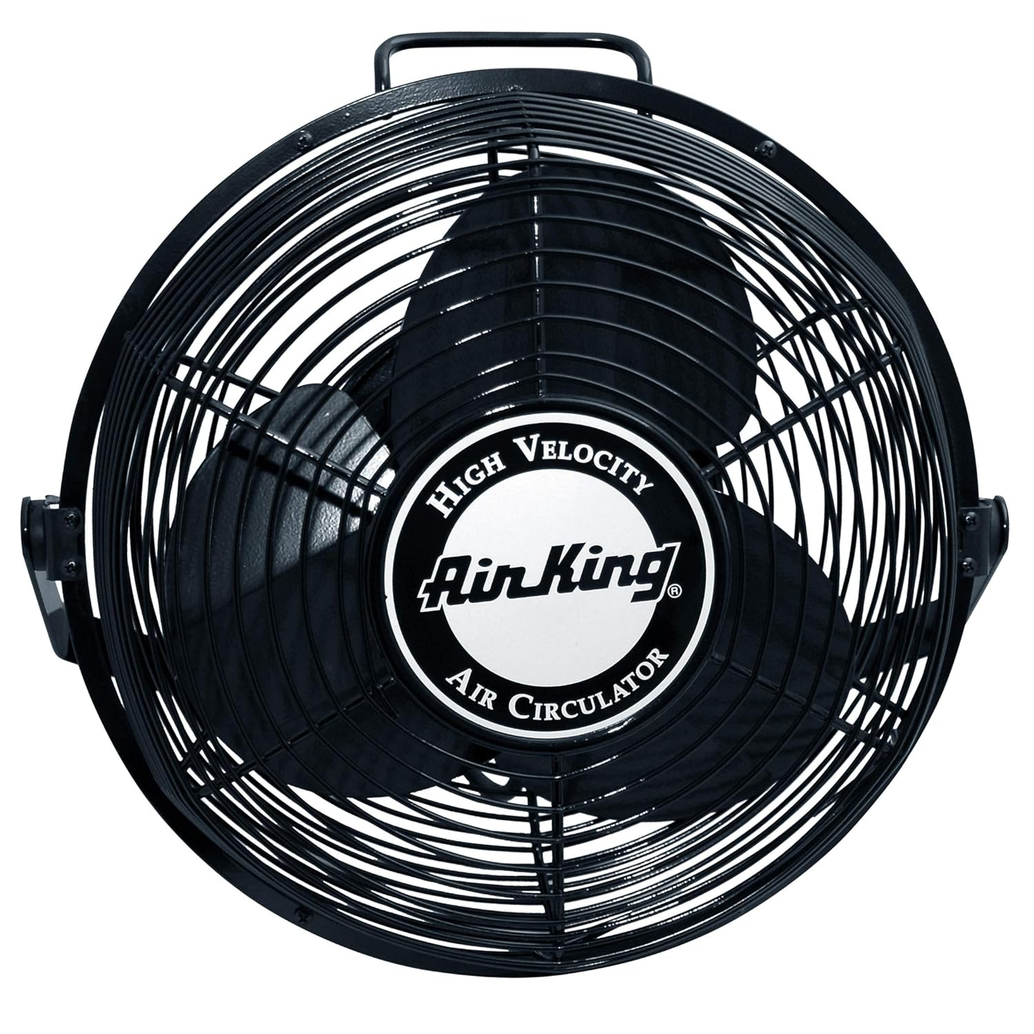 Air King 9312 Powder-Coated Steel Multi-Mount Wall Fan, Black