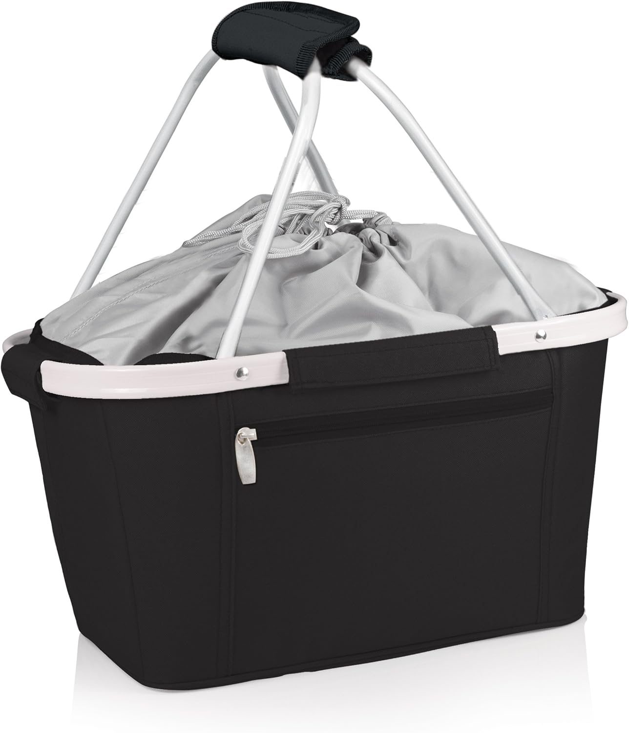 ONIVA - a Picnic Time brand Metro Shopping Basket - Insulated Picnic Basket - Collapsible Market Basket - Utility Tote Cooler Bag