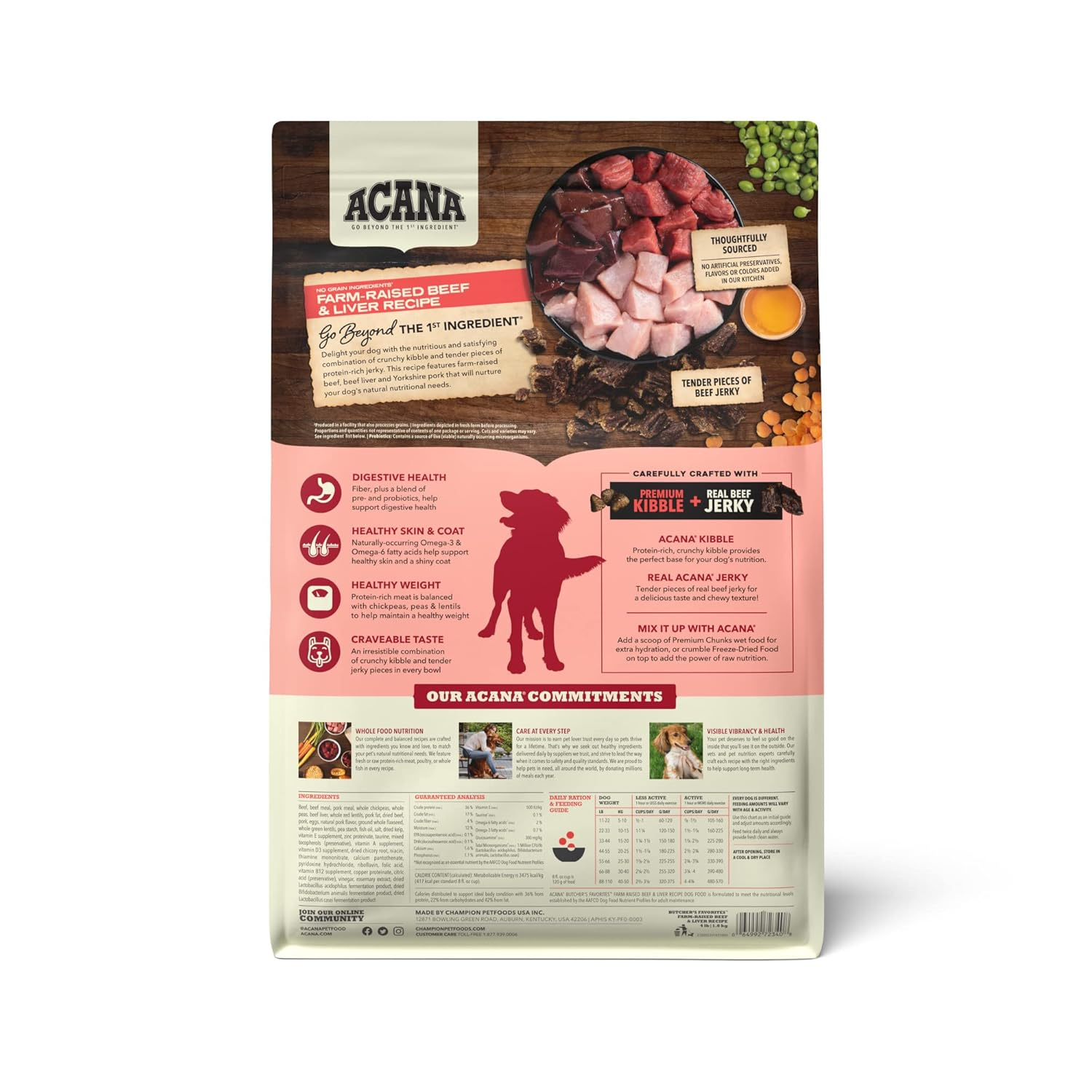 Acana Butchers Favorites Dry Dog Food Wild Caught Salmon 4 Lb