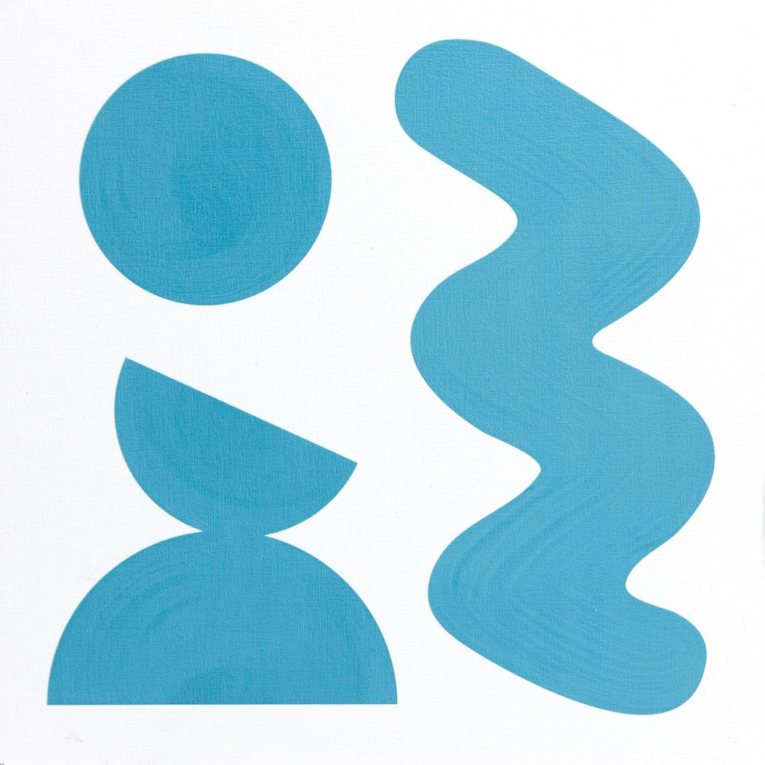Beth Friend Sky Blue Peel and Stick Floor Tiles, FP6336