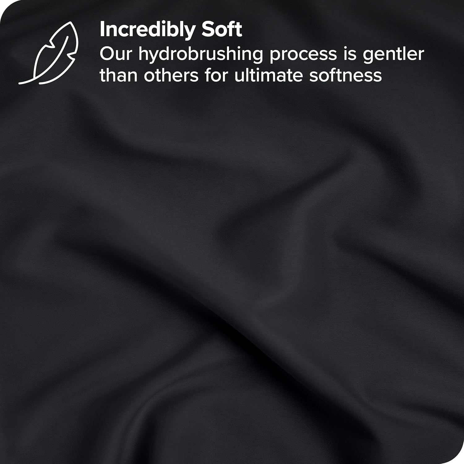 Bare Home Ultra-Soft Stretchy Sheet Set - Premium 1800 Collection - Deep Pockets - 3 Piece - Twin XL, Black