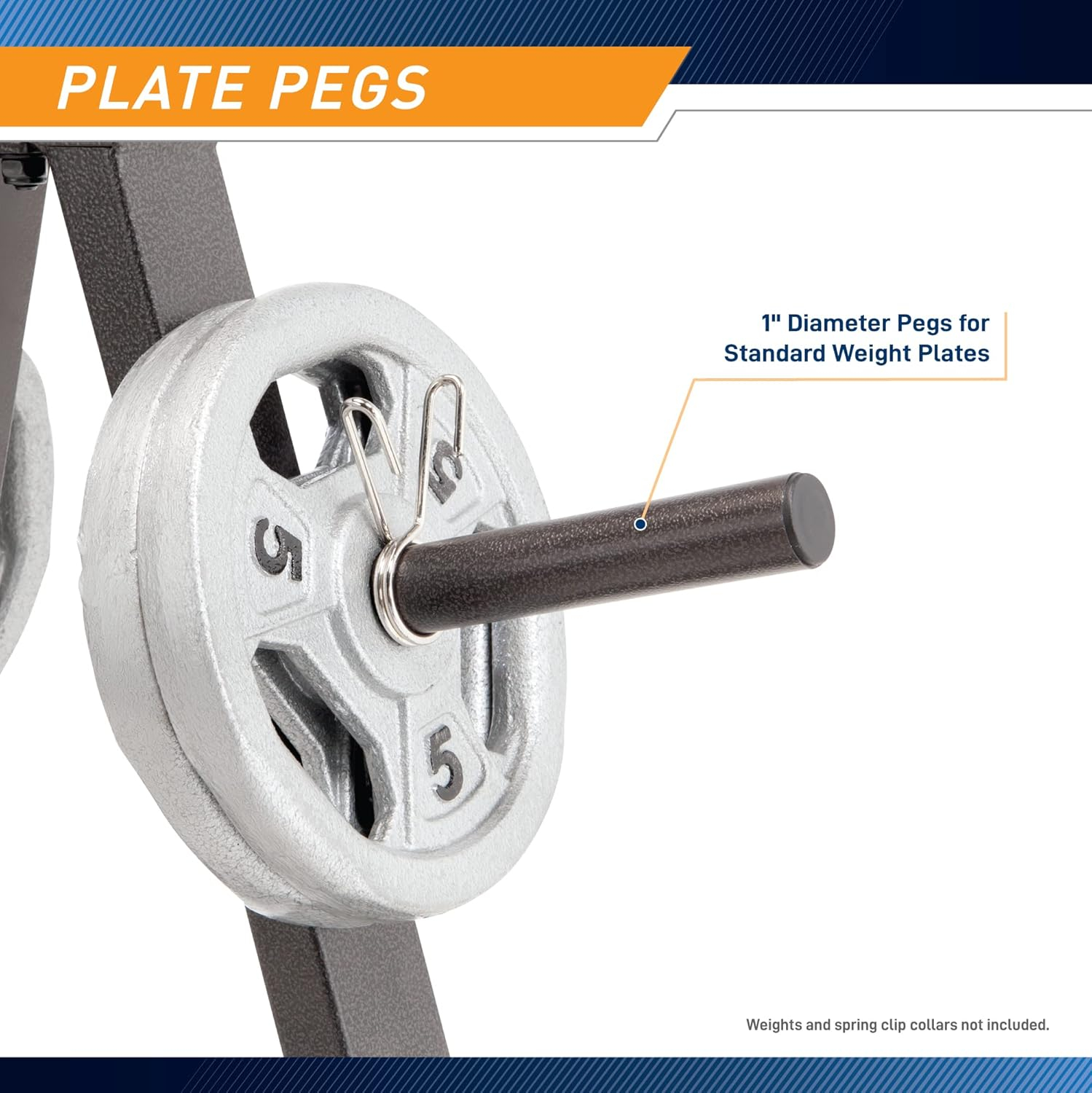 Marcy Standard Weight Plate Tree PT-5733