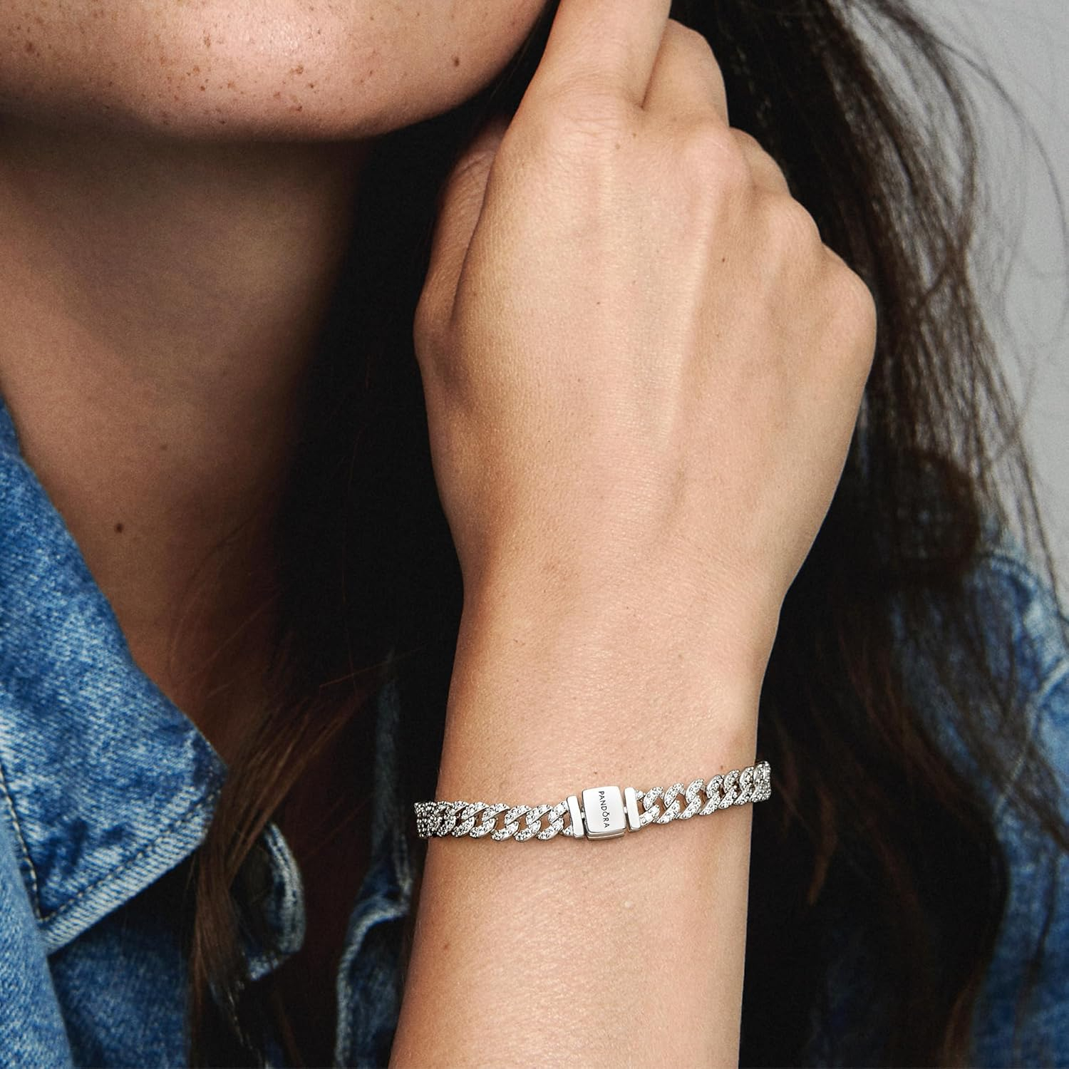Pandora TIMELESS PAVÉ CHAIN BRACELET 593008C01-18