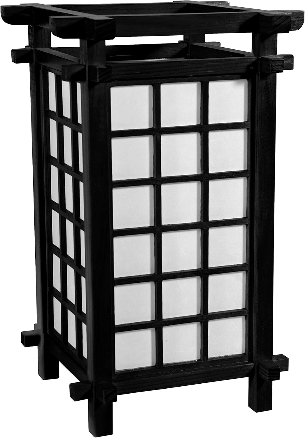 Oriental Furniture 17" Ido Lamp, Japanese, Table lamp, Asian design, Bedroom, Living room, Studies