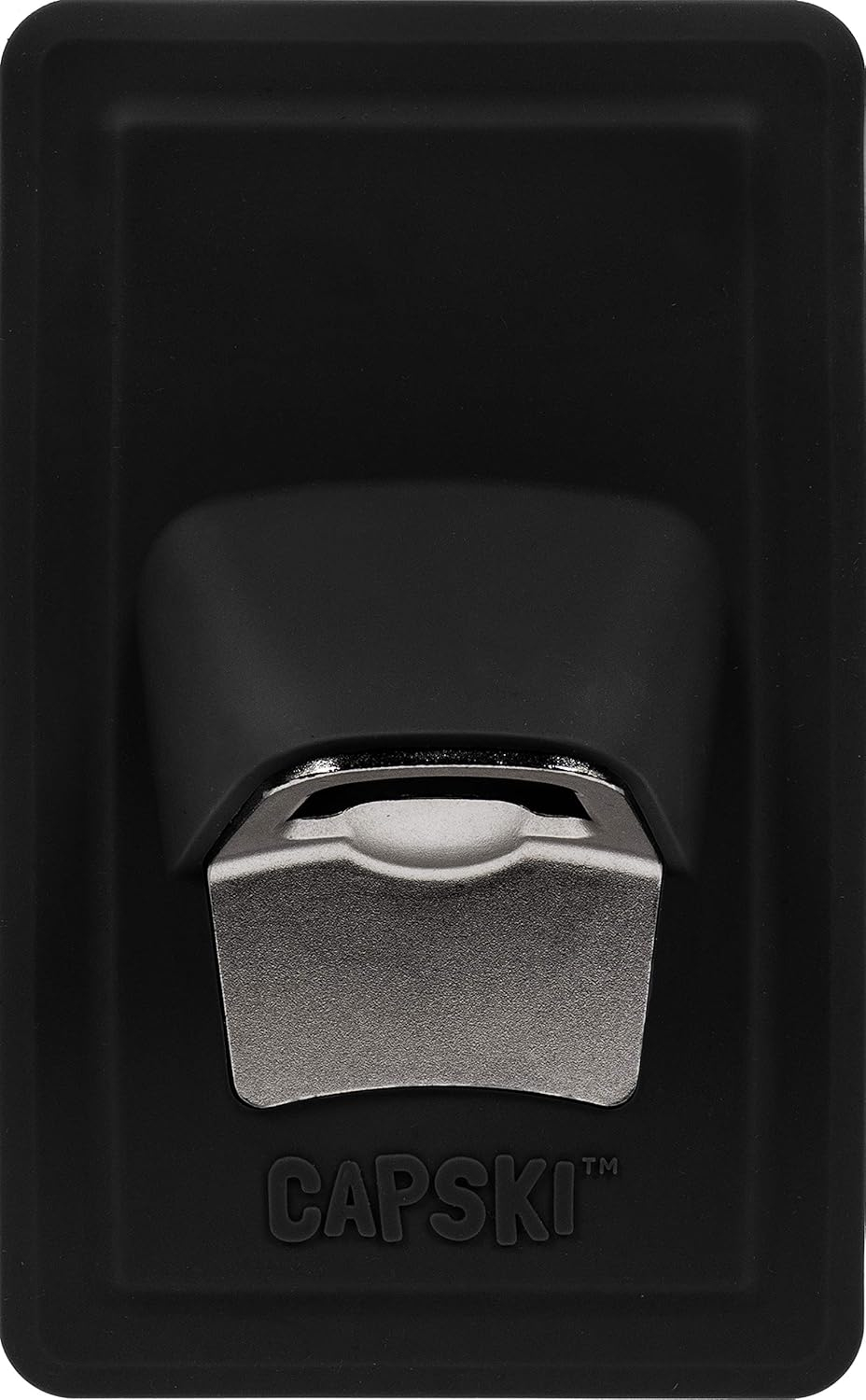 30 Watt CAPSKI - Silicone Portable Movable Man Cave Bottle Opener - No Screws or Glues - Grips Shiny Surface - Man Cave Gift