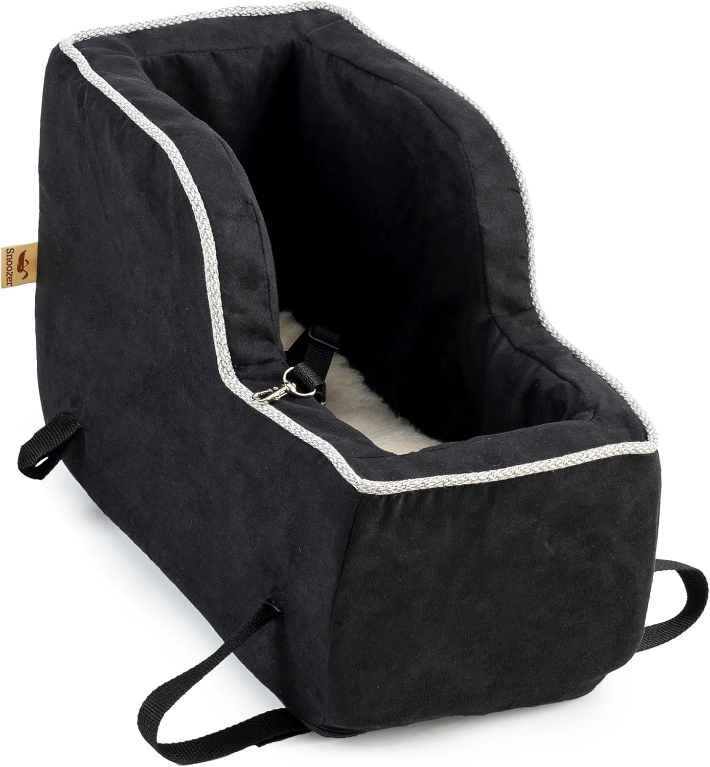 Small Black Soft-Sided Dog Carrier with Adjustable Strap