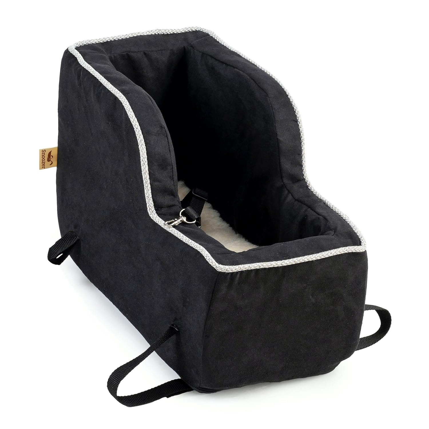 Small Black Soft-Sided Dog Carrier with Adjustable Strap