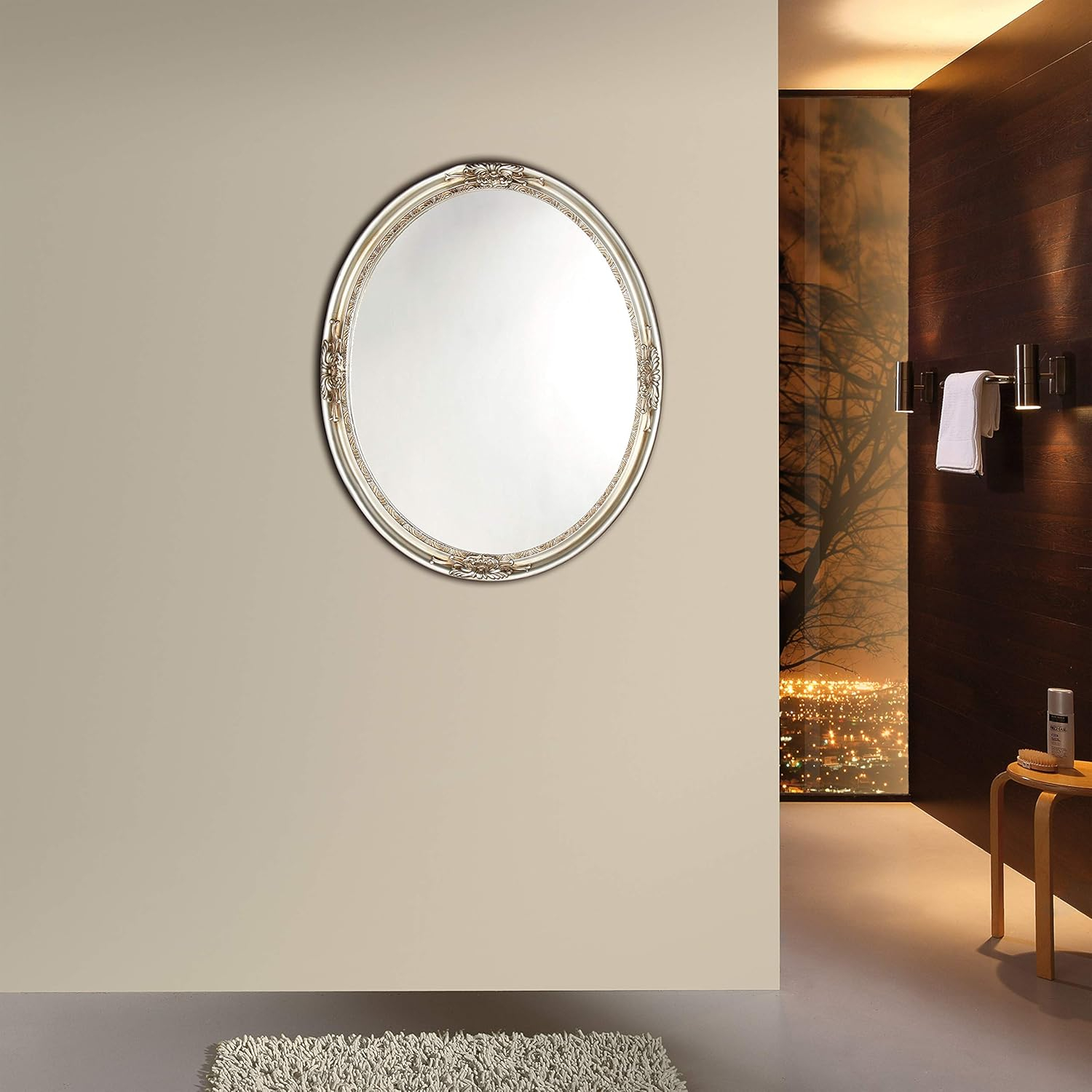 Chloe Lighting Meryl Framed Wall Mirror 22x26