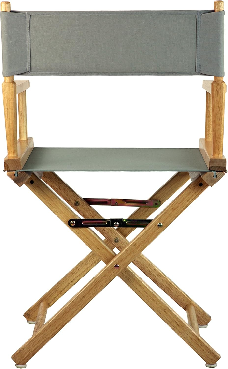 "18" Director's Chair Natural Frame-Gray Canvas"
