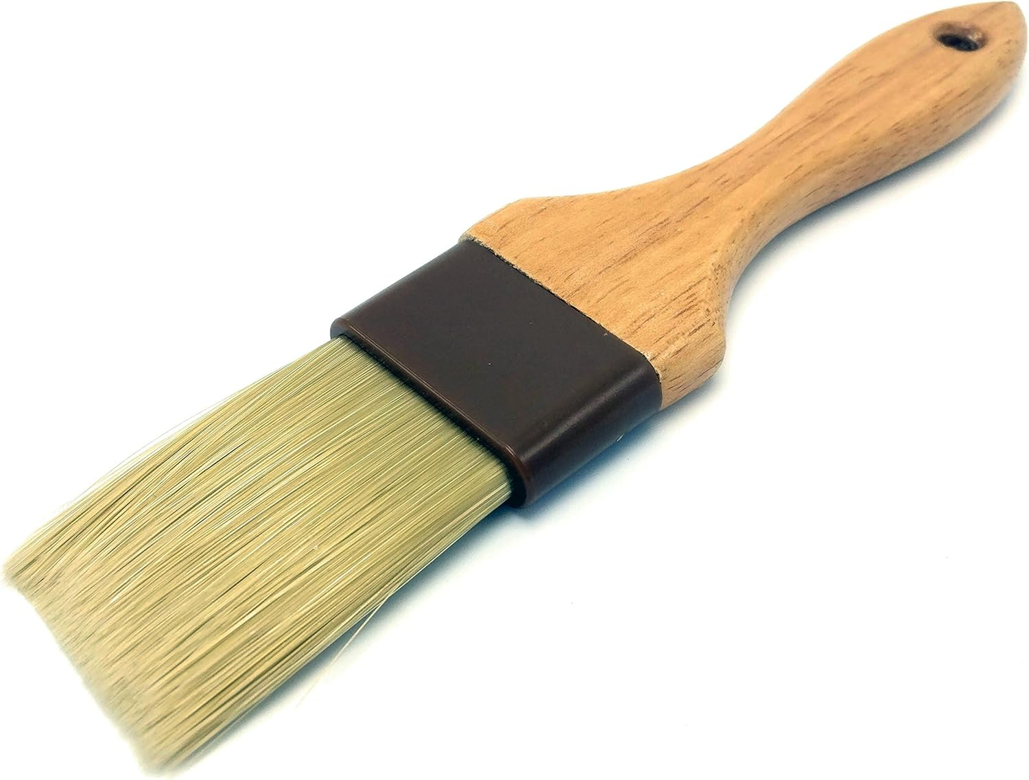 Natural Boar Bristle Pastry Brush with Wood Handle