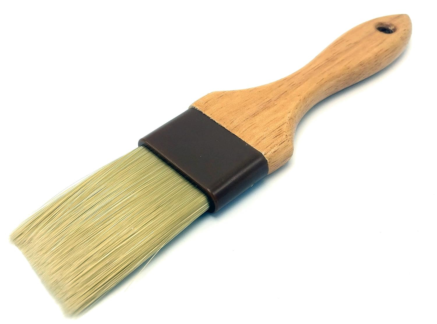 Natural Boar Bristle Pastry Brush with Wood Handle
