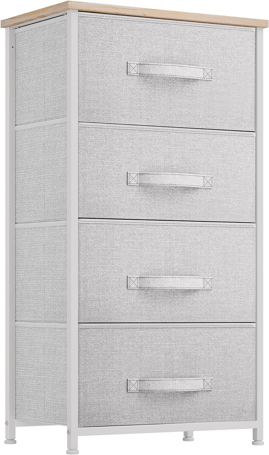 YITAHOME 8 Drawers Dresser - Fabric Storage Tower, Organizer Unit for Room, Living Room & Closets - Sturdy Steel Frame, Easy Pull Fabric Bins & Wooden Top