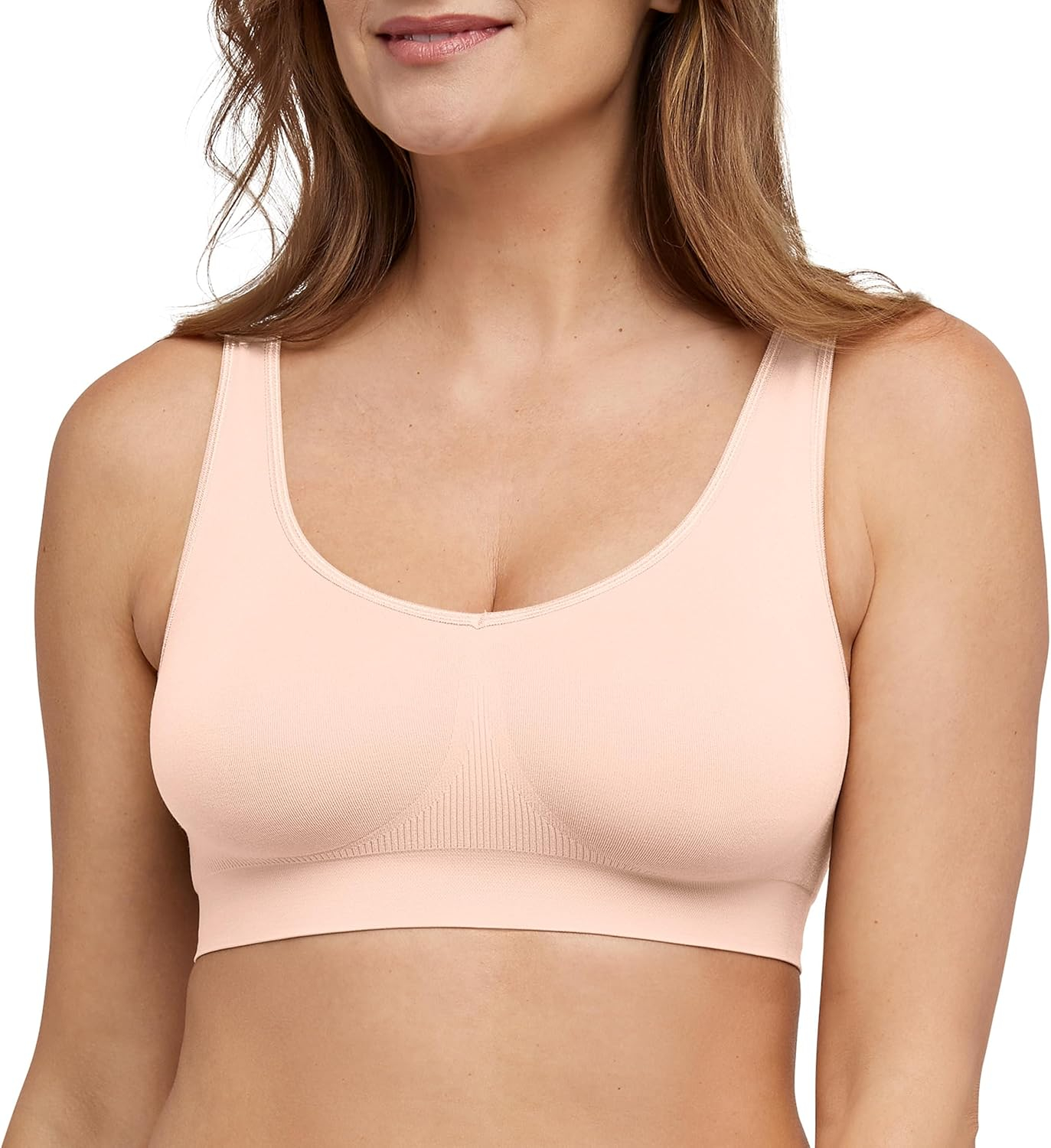 Bali One Smooth U Support Bralette Blushing Pink M Women's