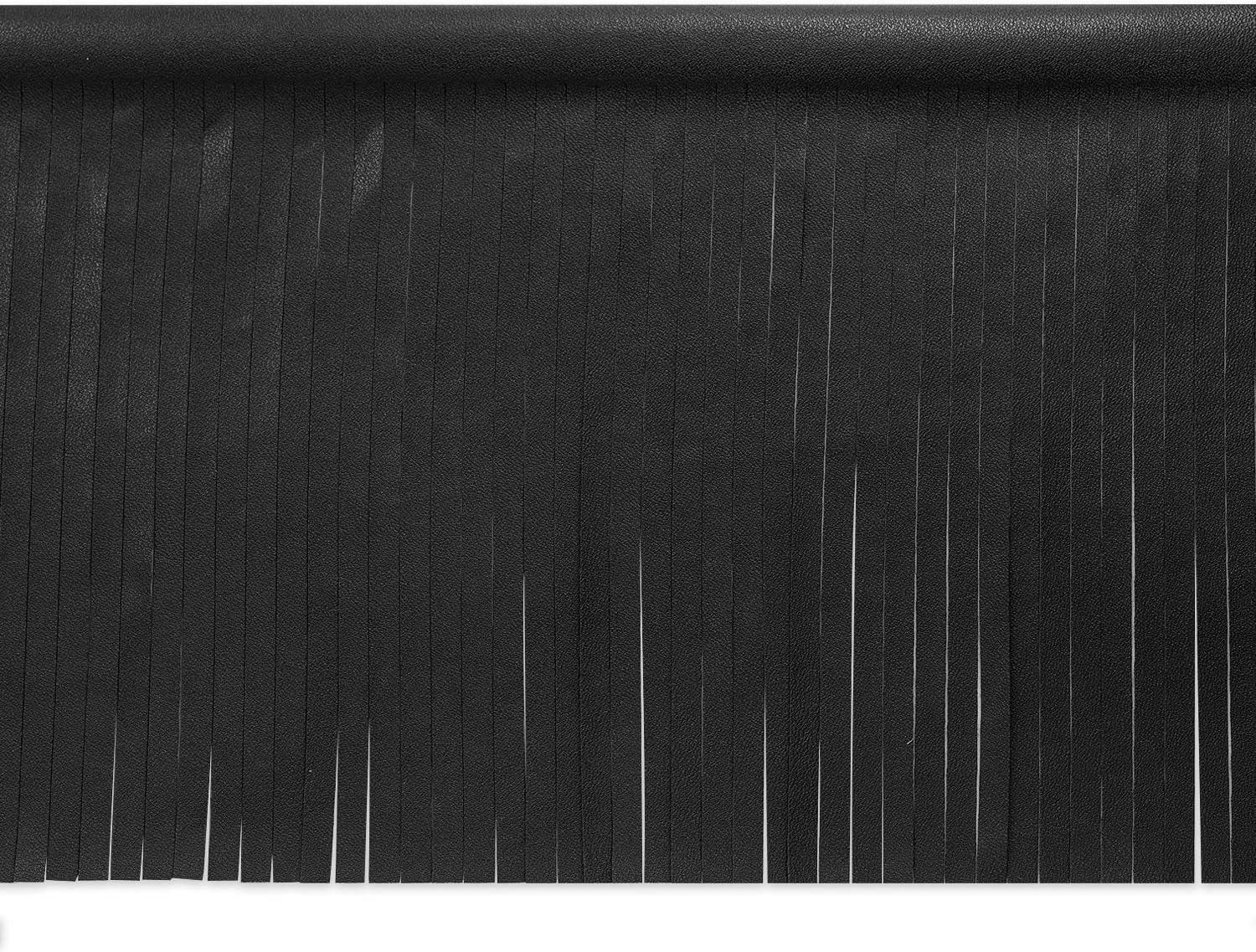 Expo Int'l 5 Yards of 6" Matte Finish Vegan Leather Fringe Trim
