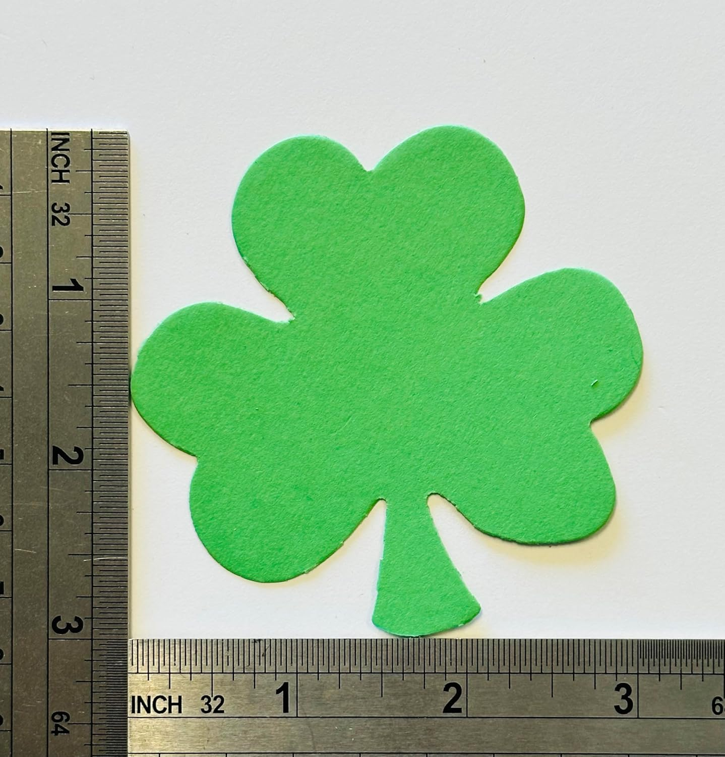 SHAPES ETC. 31 Pcs Green Assorted Shamrock Small Creative Cut-Outs 3in Construction Paper St. Patrick’s Day Decorations Holiday Décor Kids’ Irish School Craft Projects St. Patty’s Day Parades USA Made