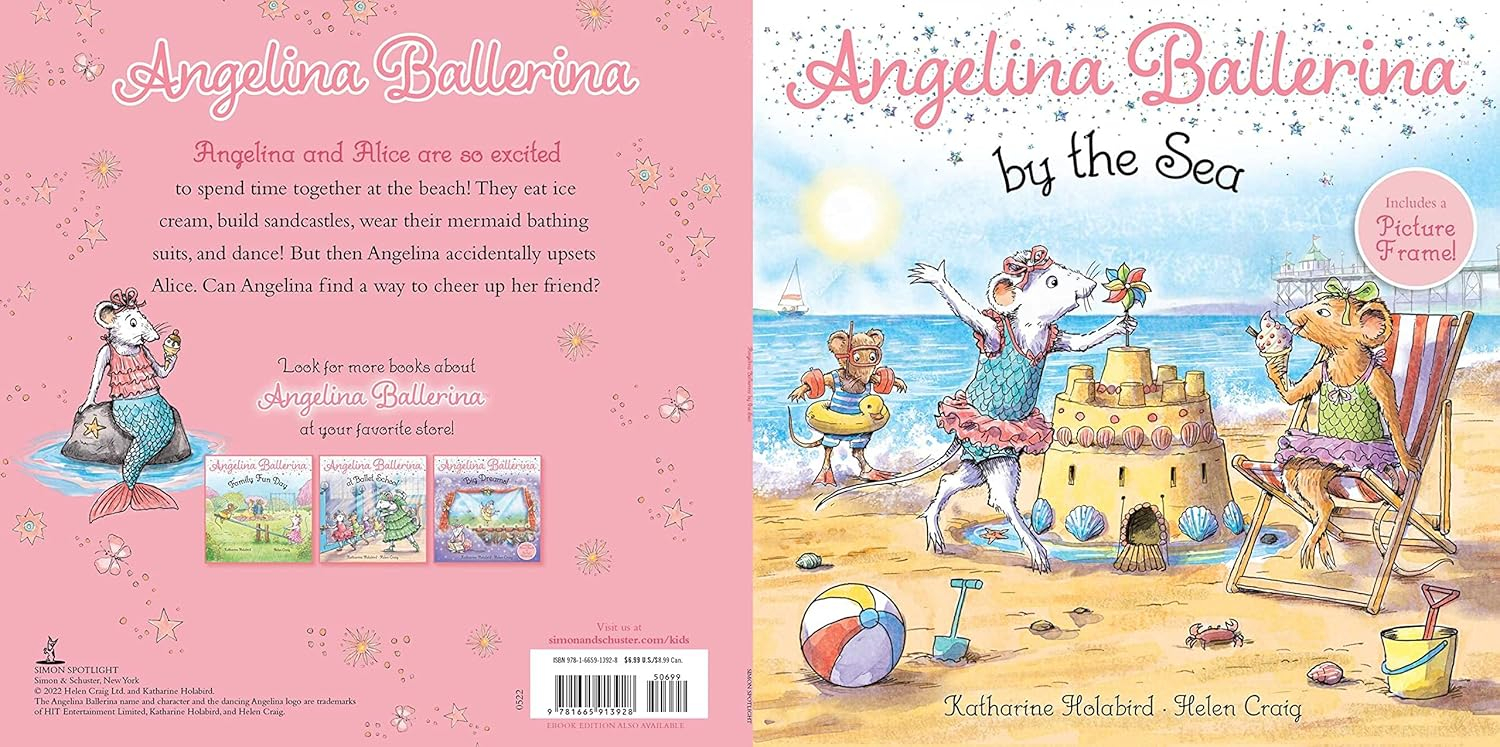 Angelina Ballerina by the Sea - by  Katharine Holabird (Paperback)