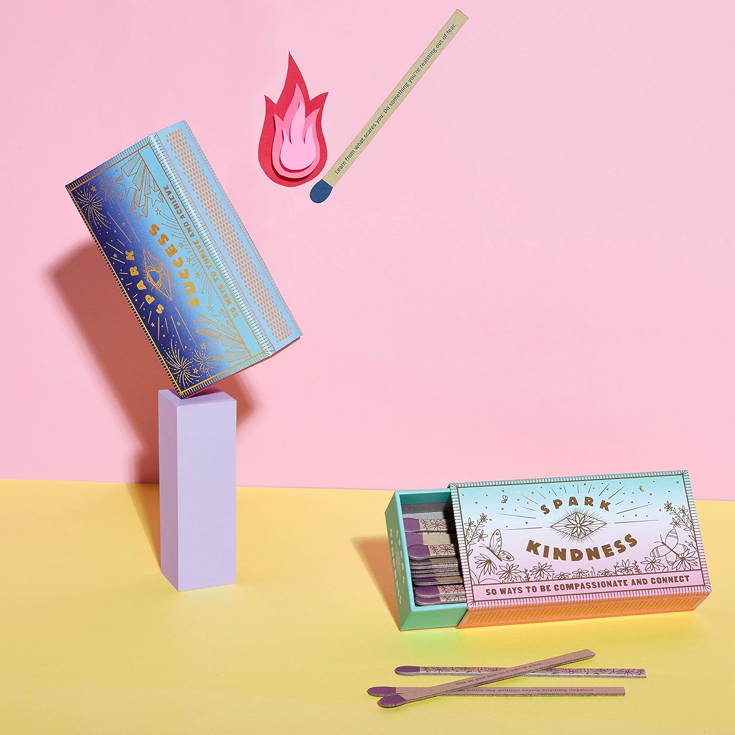 Spark: Spark Success : 50 Ways to Thrive and Achieve (Motivational Ideas for Productivity and Achievement, Matchbox with Prompts for Career and Life Success) (Other)