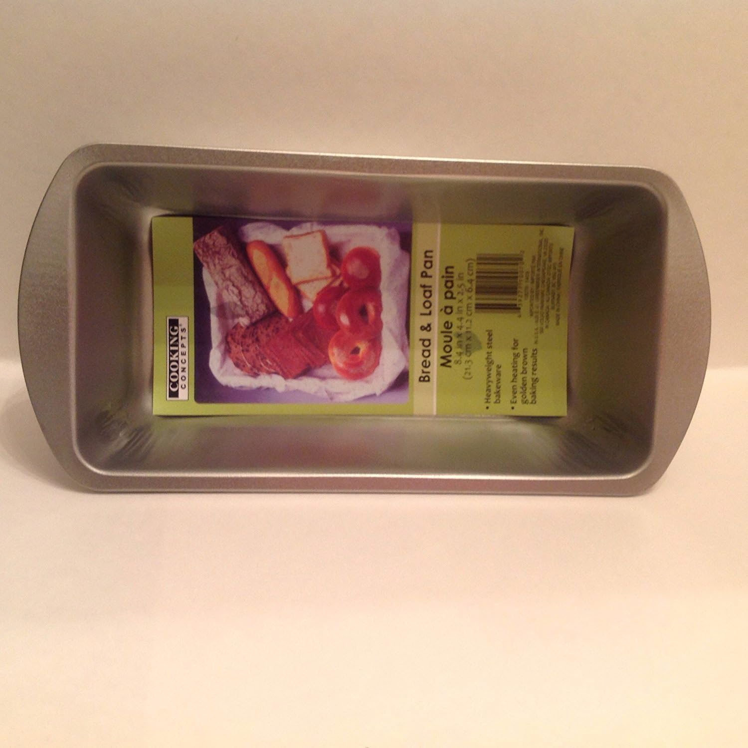 1 X Bread and Loaf Pan - Fits in Toaster Oven! Cooking Concepts
