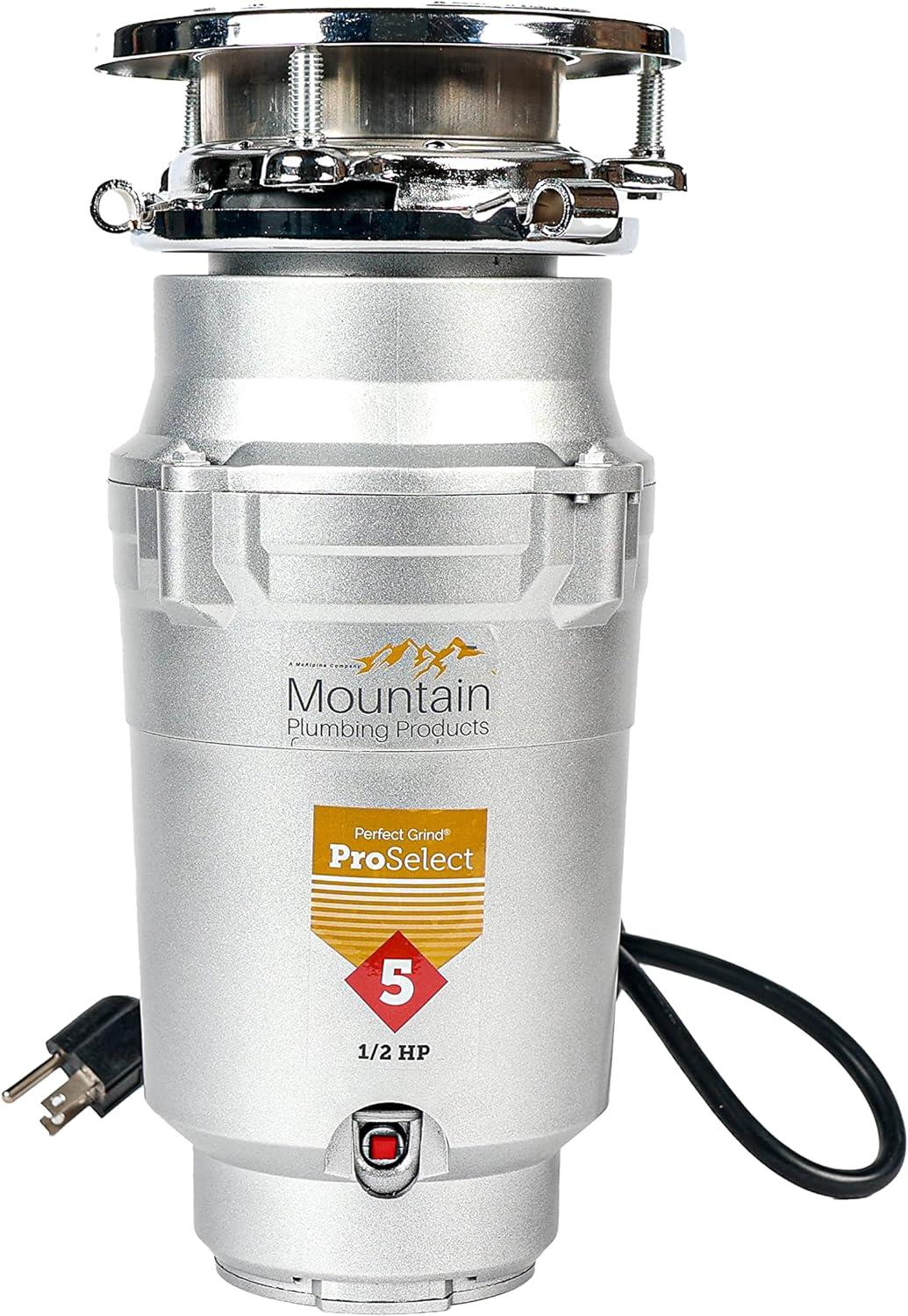 PROSELECT5 Perfect Grind Waste Garbage Disposal, Silver