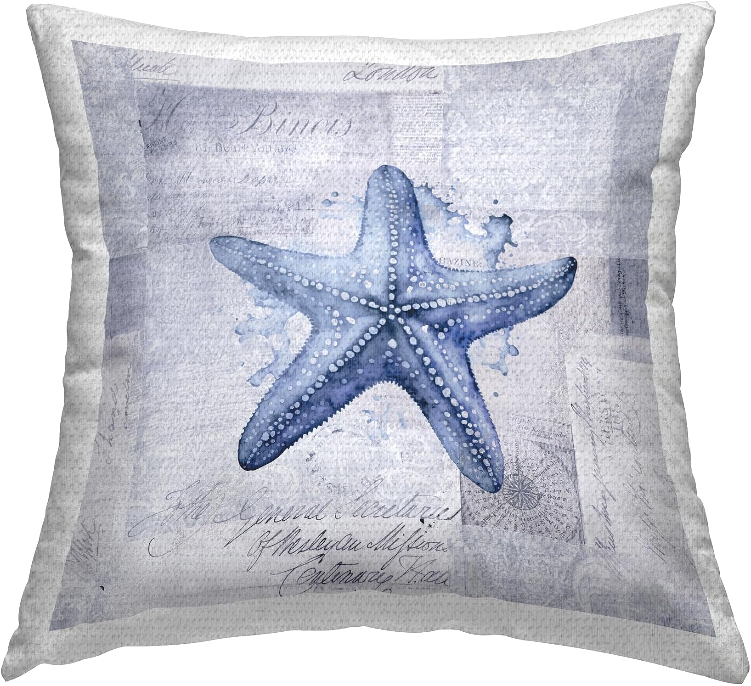Stupell Industries Vintage Collaged Starfish