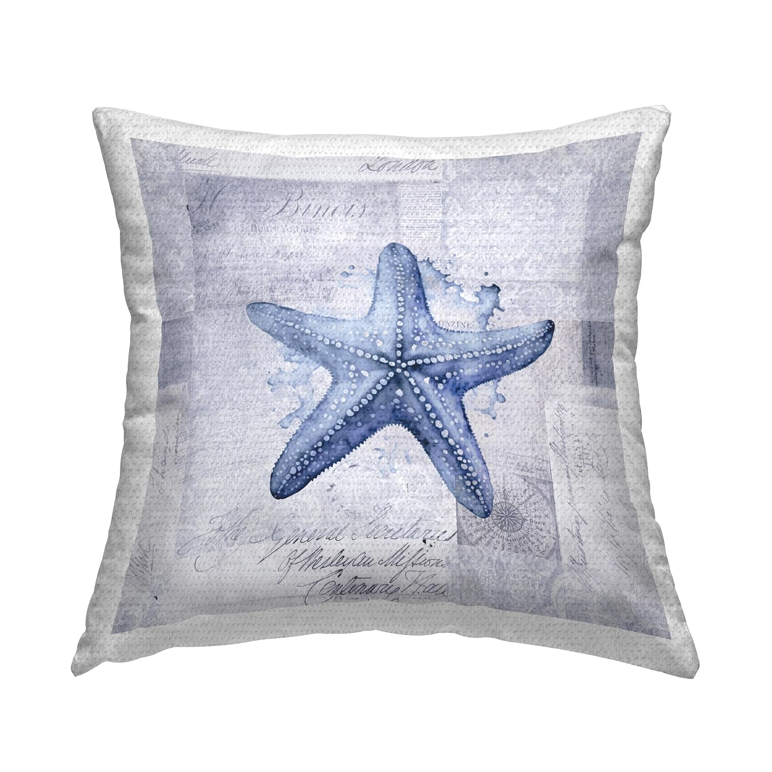 Stupell Industries Vintage Collaged Starfish
