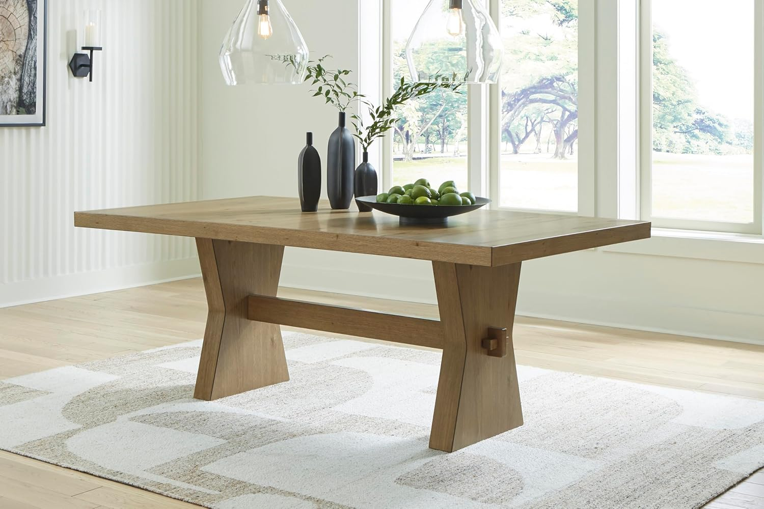 Signature Design by Ashley Galliden Light Brown Dining Table