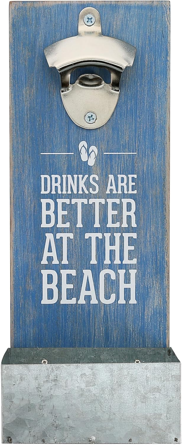 At the Beach - 11.5" Wall Mount Bottle Opener