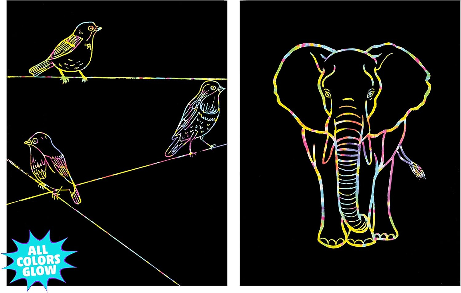 Now You See It! Art Papers, Color Splash, 8-1/2" x 11", 30 Sheets