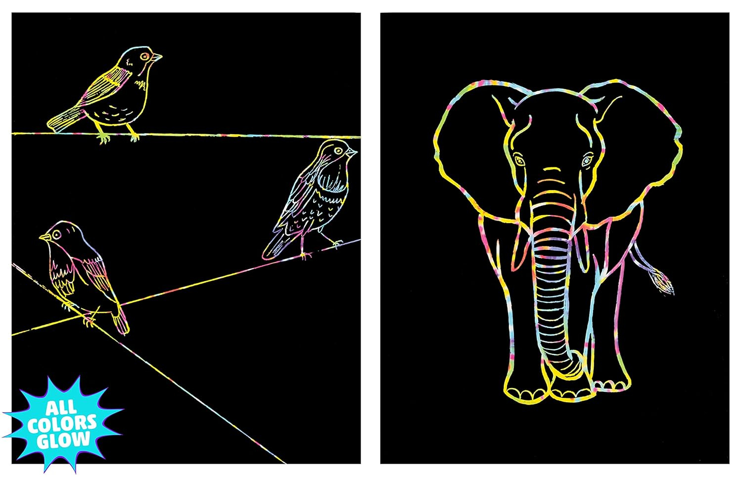 Now You See It! Art Papers, Color Splash, 8-1/2" x 11", 30 Sheets