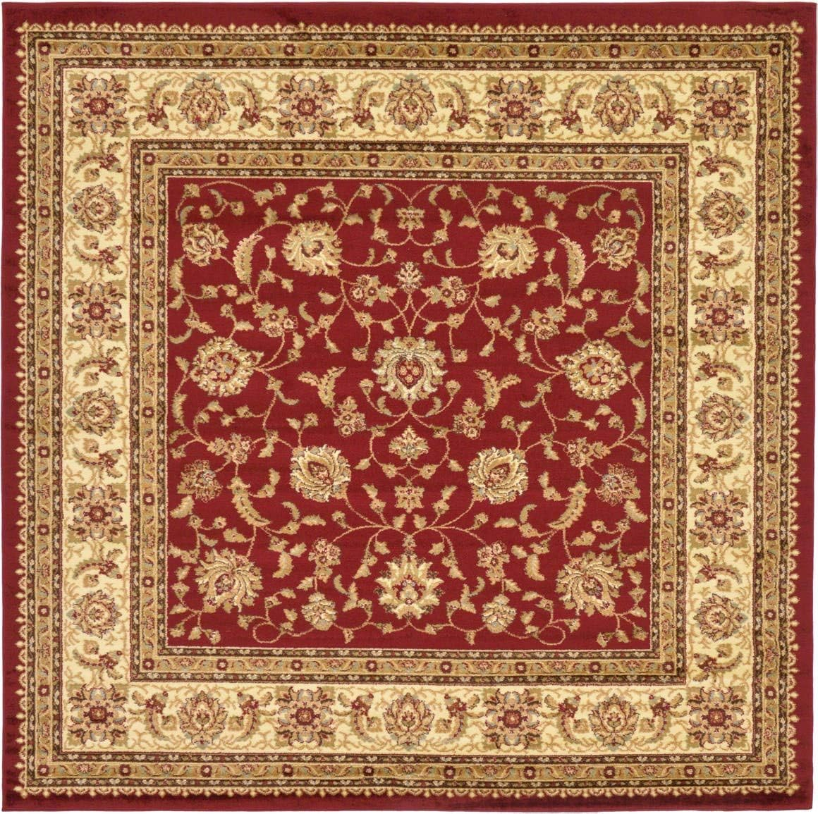 Voyage St. Louis Red 8' 0 x 8' 0 Square Rug
