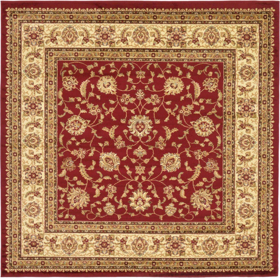 Voyage St. Louis Red 8' 0 x 8' 0 Square Rug