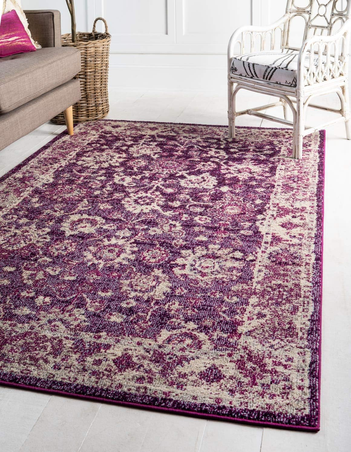 Penrose Krystle Purple 8 ft. x 10 ft. Area Rug