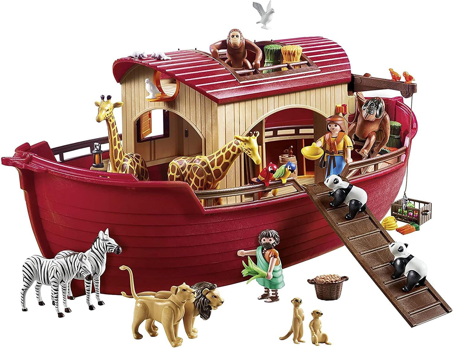 Multicolor Playmobil Noah's Ark with Figures and Animals