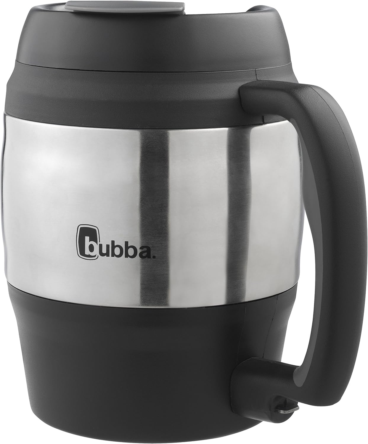 bubba Classic Stainless Steel Mug with Handle Black, 52 fl oz.